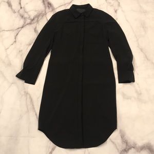 BNWT Behno Black Midi Trench 'Fallet' Shirt Dress